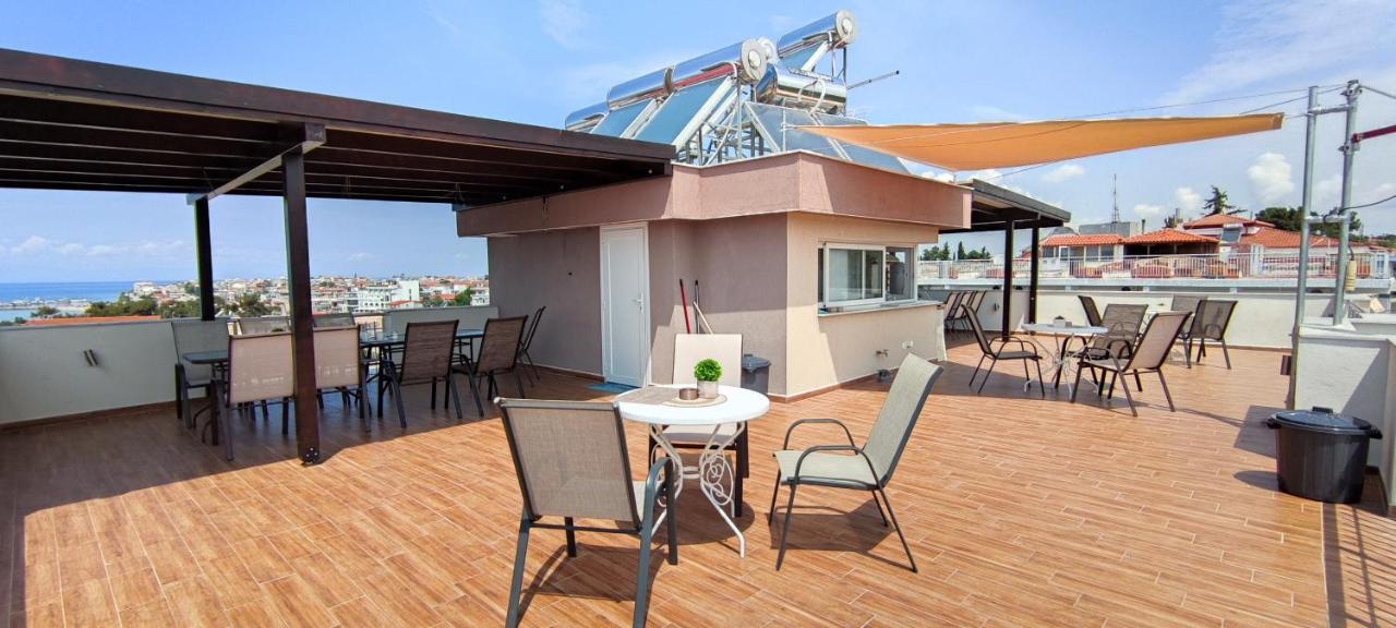 Sea Star Apartments Kallikratia Nea Kallikrateia ภายนอก รูปภาพ