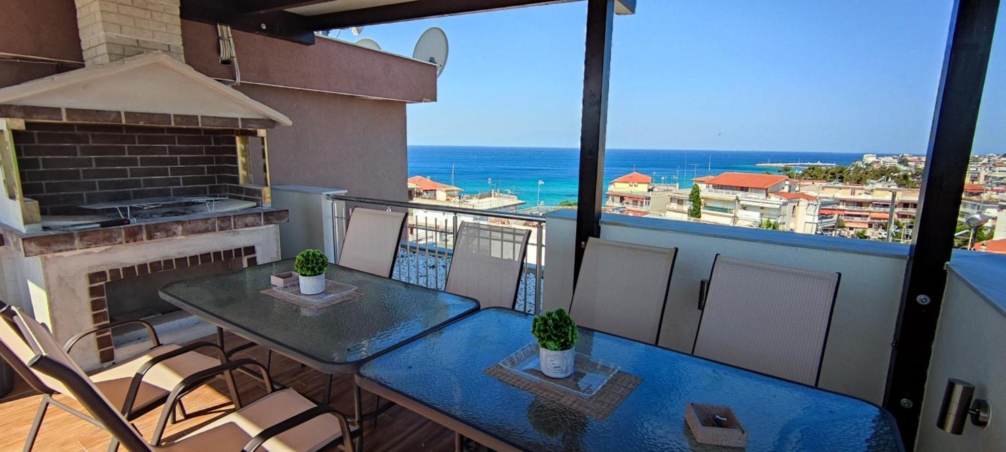 Sea Star Apartments Kallikratia Nea Kallikrateia ภายนอก รูปภาพ